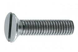 Винт с потайной головкой и прямым шлицем ГОСТ 17475-80
