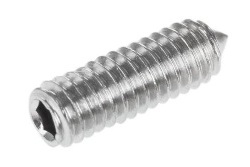 Винт установочный с коническим концом и шестигр. углублением под ключ ГОСТ 8878-93