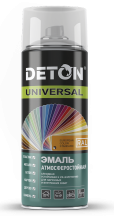 Краска алкидная черная глянец 520мл RAL9017/ Deton
