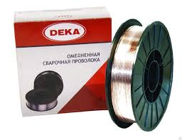 Проволока сварочная DEKA ER70S-6 1,0мм 5кг в катушке