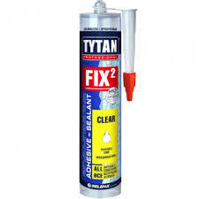 Клей-герметик Fix 2 Clear Tytan Prof 290мл "УЦЕНКА"