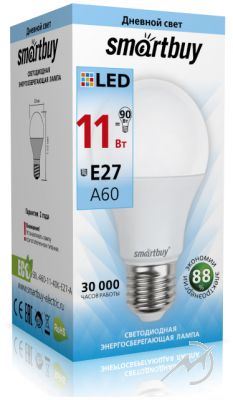 Лампа св/д Е27 11W 4000К ЛОН Smartbuy