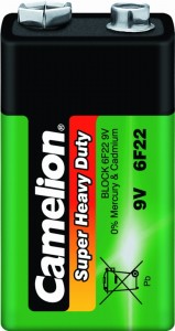 Батарейка Camelion HEAVY DUTY Green 6F22 1S( крона)