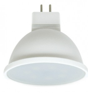 Лампа  MR16 GU5.3 220V 7W 4200K 4K 48x50 матов. Ecola
