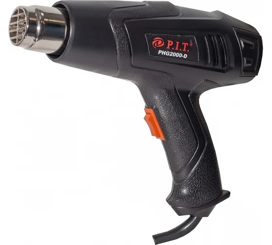 Фен строительный P.I.T. PHG 2000-D (2кВт, 50-600*С, коробка)