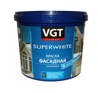 Краска ВДАК-102 фасадная 15 кг 10 л