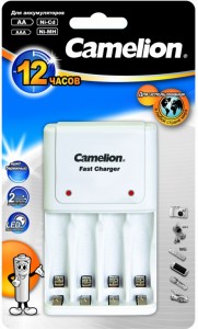 Зарядное устройство  Camelion R03/R6*2/4 (200mA) таймер/откл, индик. BC-1010B