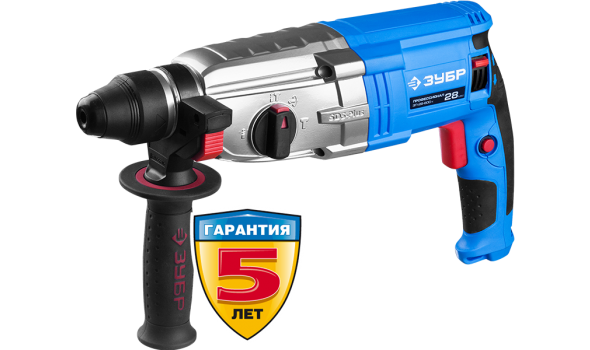 Перфоратор ЗУБР SDS-plus,ЗПВ-28-800 К,БЗП МИГ 3,2Кжд
