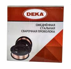 Проволока сварочная DEKA ER70S-6 0,8мм по 15 кг в катушке