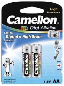 Батарейка Camelion DIGI Alkaline BL2 LR6/316 (1шт)