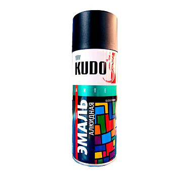 Краска универсальная черная матовая 520мл KUDO-1102