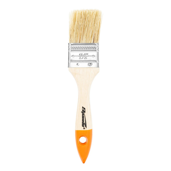 Кисть плоская Slimline 1.5" (38 мм) натуральная щетина, деревянная ручка Sparta