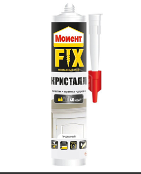 Клей монтажный Момент FIX Кристалл 250 гр.