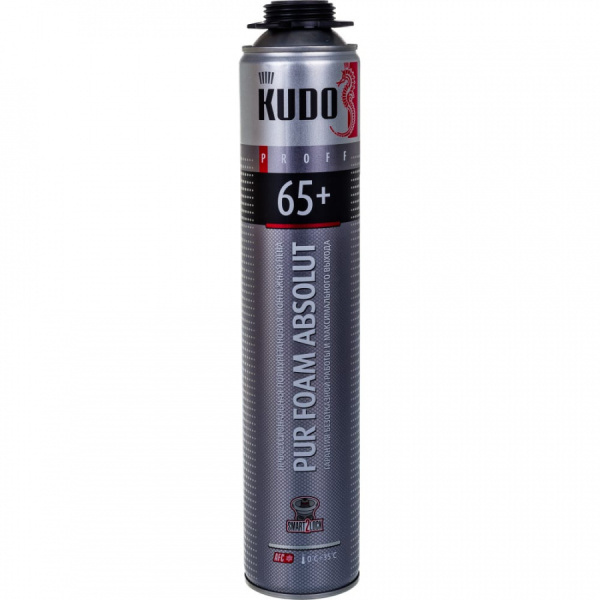 Пена полиуретан монтажная профессиональная KUDO PROFF 65+ 1000мл, ARKTIKA -18