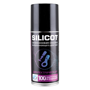 Смазка Silikon Spray диэлектрическая 150мл флакон аэрозоль