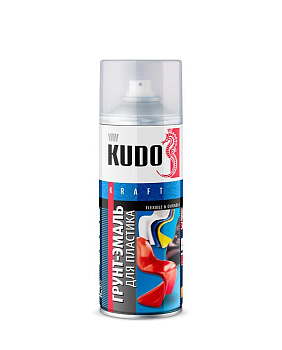 Грунт-эмаль для пластика графит 520мл KUDO7021 