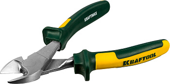 Бокорезы 180мм  KRAFTOOL"KRAFT-MAX",Cr-Mo,маслобензо ст двухкомп рукоятки,шарнирное соединение 