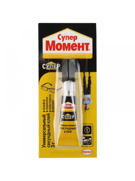 Клей "Момент" 3гр секундный супер