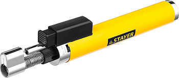 Горелка газовая MaxTerm STAYER с пьезоподжигом, регулировка пламени,1100С