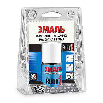 Эмаль для ванн (белая) во флаконе с кисточкой 15 мл 