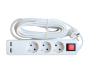 Удлинитель 3GSU-5-SMART 3 роз 5м с выключ и 2 USB,с зазем. 8535 10А IN HOME