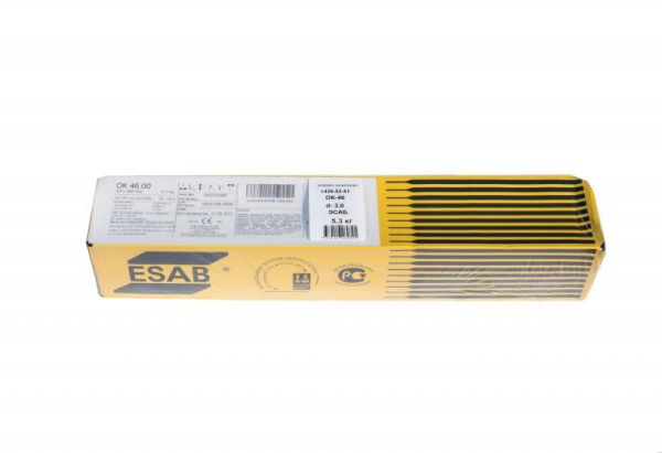 Электроды ОК 46.00 d3мм уп 5,3кг ESAB 