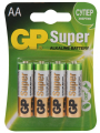 Батарейка GP Super 15A LR6/316/AA BL3+1