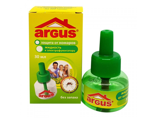 Жидкость от комаров без запаха 30мл ARGUS (30 ночей)AR-4