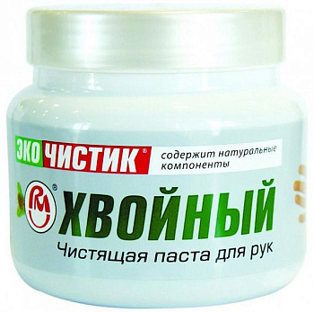 Средство для очистки рук Эко Чистик Хвойный,450мл.банка
