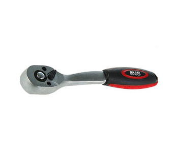 Трещотка 1/2"  72 зуба 260 мм пластиковая ручка AVS RH11272