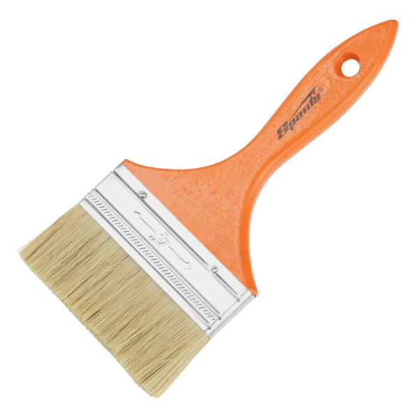 Кисть плоская Slimline 3" (75 мм) натуральная щетина, деревянная ручка Sparta