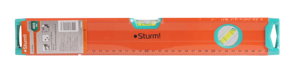 2015-05-400 Уровень АНТИУДАРНЫЙ, МАГНИТНЫЙ, 3 глазка 400мм Sturm!