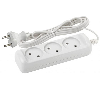 Удлинит без зазем ЭРА UX-3-5M 1300BT.3гнезда,5м