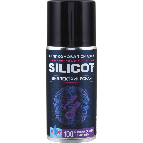 Смазка силиконовая ВМПАВТО Silicot диэлектрическая аэрозоль 210 мл 2707