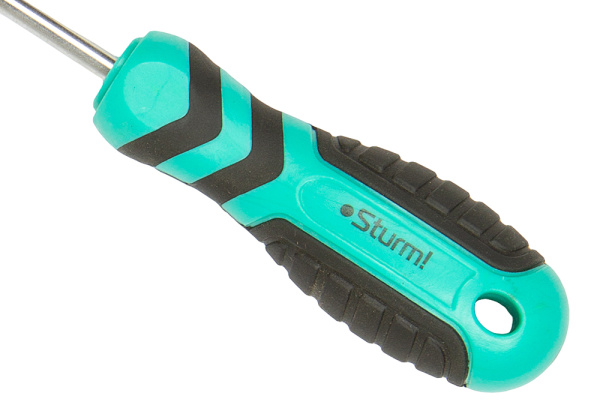 1040-21-TR23-125 Отвертка шлиц ТРЕУГОЛЬНИК мангнит. наконеч., эрго ручка 2.3*125мм, Sturm!