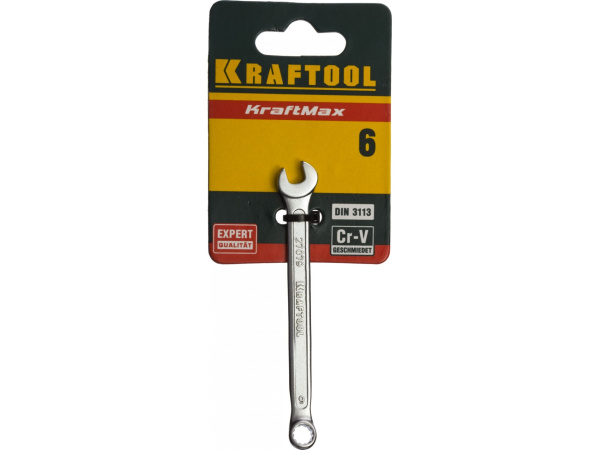 Ключ комбинированный 6*6мм/ KRAFTOOL