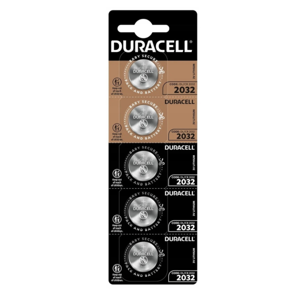 батарейка литиевая Durasell DL2032 BL5