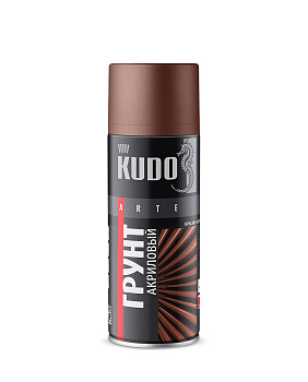 Грунт универсальный акриловый Красно-коричневый KUDO-2102