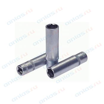 Головка глубокая 7мм 1/4" 6-гранная АвтоДело 39377
