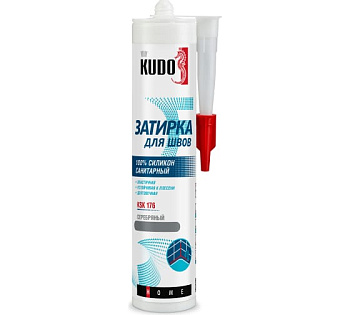 Герметик-затирка для швов KUDO KSK-176 серебрянный 280мл
