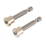 Набор насадок-бит с ограничителем глубины РН2-50мм,2шт Hardax (уп.)