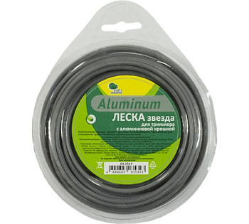 Леска для триммера Aluminum звезда 2,4мм*10м