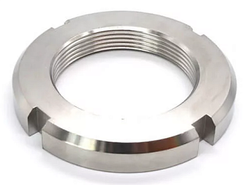 Гайка М17*1 DIN/ДИН 981 шлицевая круглая КМ 3